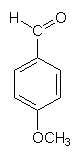 Strukturformel von Anisaldehyd
